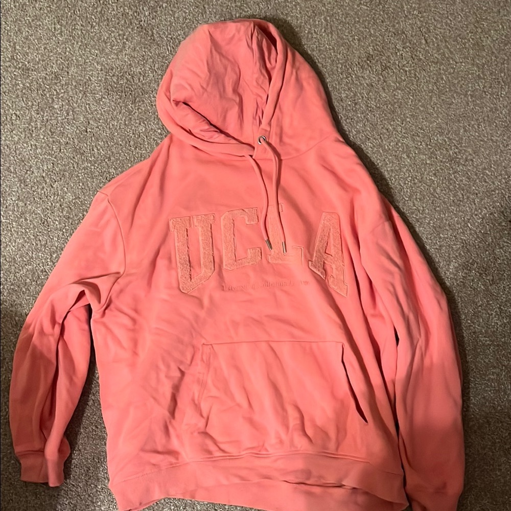 H&M Pink Mock Neck Sweater Soft Knit Relaxed Fit